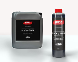 Очиститель шин с бархатным эффектом 500 мл SHIMA DETAILER BLACK vs BLACK