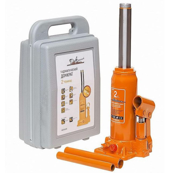 Домкрат бутылочный  2т в кейсе (MIN - 165 мм, MAX - 315 мм) (AJ-B-02K) AIRLINE