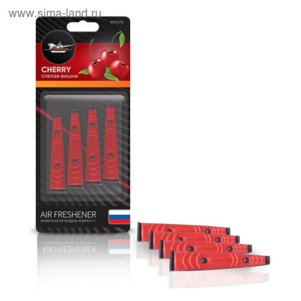 Ароматизатор в дефлектор (Клипса-1) спелая вишня (AFKL018)  AIRLINE