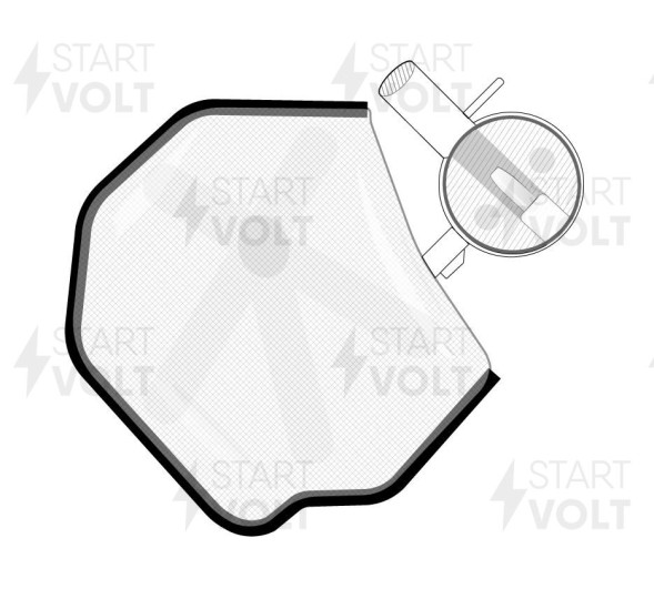 Фильтр эл. бензонасоса Hyundai Solaris II (17-)/Kia Rio (17-) 1.4i/1.6i (SFF 0817) СтартВОЛЬТ