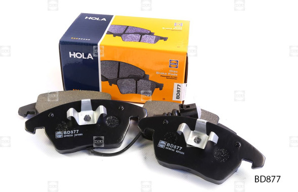 Колодка торм.передняя  AUDI;VW Polo,Golf IV/V/VI/VII,Jetta,Passat,Caddy,SKODA Octavia.HOLA BD877