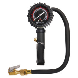 Пистолет для накачки шин с манометром 16АТМ обрезин. с клапаном сброса PRO (ATBU007) AIRLINE