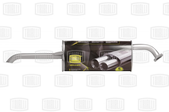 Глушитель осн. алюм.  Hyundai Solaris (10-)/Kia Rio (11-) Седан (EMM 0808) TRIALLI