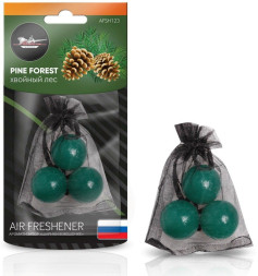 Ароматизатор подвесной (Шарики в мешочке) хвойный лес (AFSH123)  AIRLINE