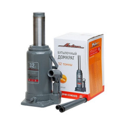 Домкрат бутылочный 32т S (MIN - 285 мм, MAX - 465 мм) (AJ-B-32S) AIRLINE