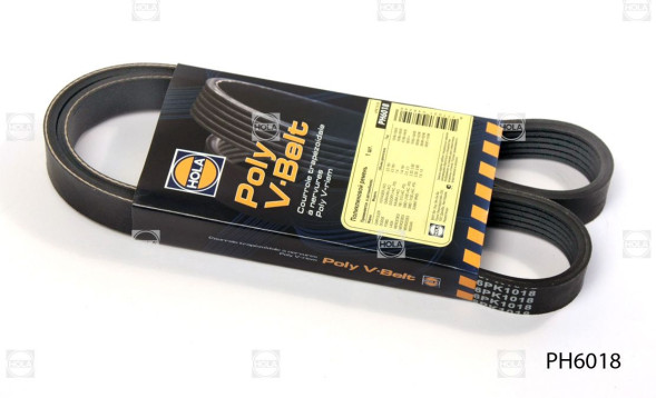 Ремень поликлиновой 6РК1018 Ваз-1118 с кондиц. PH6018 HOLA
