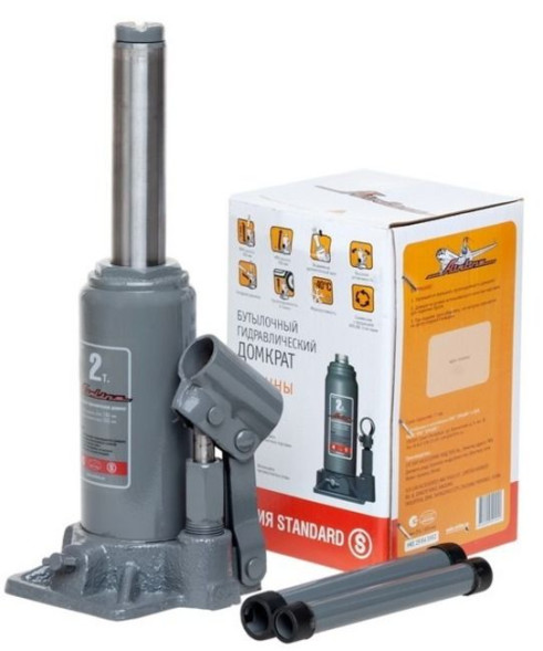 Домкрат бутылочный  2т S (MIN - 150 мм, MAX - 285 мм) (AJ-B-02S) AIRLINE