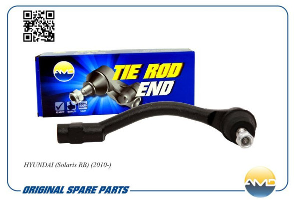 Наконечник рулевой правый 56820-4L090/AMD.TE198 AMD HYUNDAI (Solaris RB) (2010-)