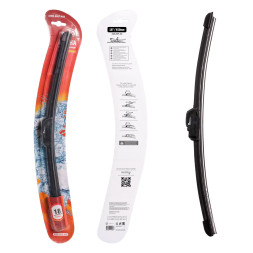 Щетка стеклоочистителя 450мм (18") бескаркасная, 1 адаптер (hook 9x3) (AWB-BKP-450) AIRLINE