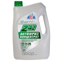 Антифриз Z42 зеленый (5кг) концентрат ANTIFREEZE AGA-Z42 AGA