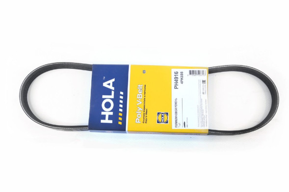 Ремень поликлиновой 4РК698 CITROËN BX (XB-_) TRD Turbo, 03/88 -&amp;gt; 02/93, 90 PH4916 HOLA