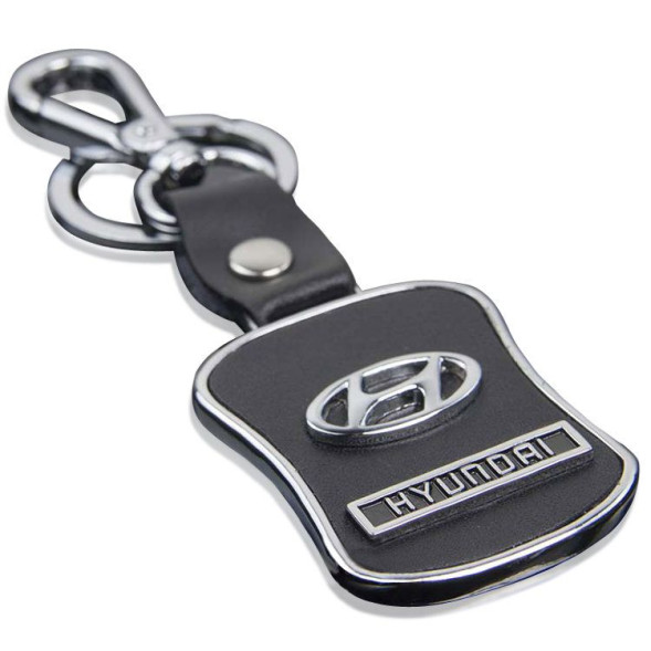 Брелок (черный) с надписью HYUNDAI  (№25)