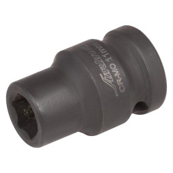 Головка ударная торцевая 1/2" DR шестигранная 11мм (AT-IS12-04) AIRLINE