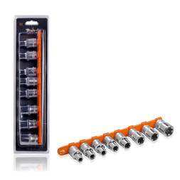 Набор головок 1/2&amp;quot; DR TORX E10-E24 на подвесе 8 предметов (AT-BS-34) AIRLINE