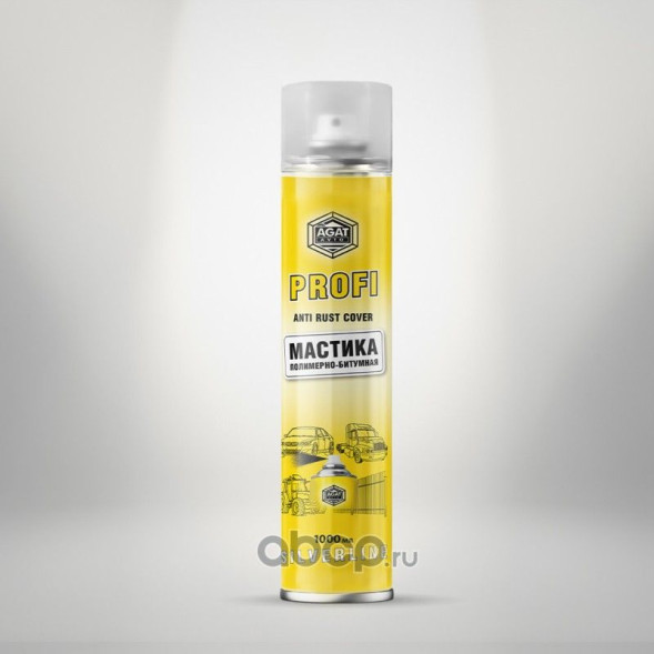 Мастика битумная АГАТ PROFI (аэрозоль) 1000мл (6шт.)