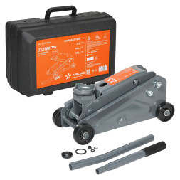 Домкрат подкатной 2.5т (367мм*165мм*165мм) в кейсе (MIN - 145 - 395 мм) (AJ-2.3F-380L) AIRLINE