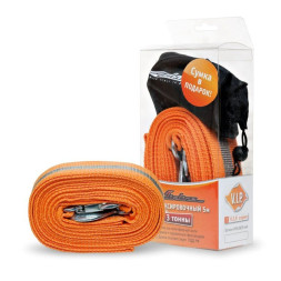 Трос VIP буксировочный лента 3 т, 5 м с сумкой (ATR-P-3) AIRLINE