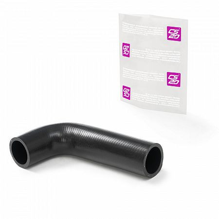 Патрубок от термостата к помпе ВАЗ-21082, 2114 угол 1шт CS20 EPDM Оригинал+