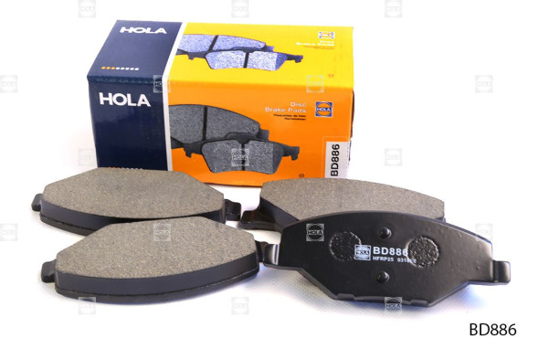 Колодка торм.передняя  VW Polo sedan,Polo(6R1, 6C1);SKODA Fabia II/III, Rapid (NH3), BD886 HOLA