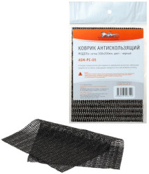 Коврик липучка чёрный сетка 300*200 мм (ASM-PC-05) AIRLINE