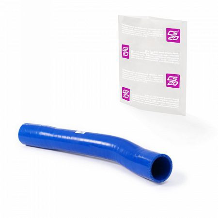 Патрубок горловины наливной бака топливного ВАЗ-21099 силикон CS20 СИНИЙ Profi