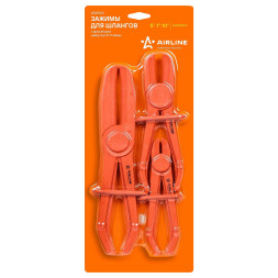 Зажимы для шлангов с фиксатором набор 3шт D 11-60мм (ATAE001) AIRLINE