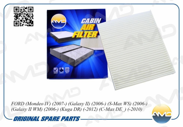 Фильтр салонный 1315686/AMD.FC727 AMD FORD (Mondeo IV)(2007-)(Galaxy II)(2006-)(S-Max)(06-) (K 1154)