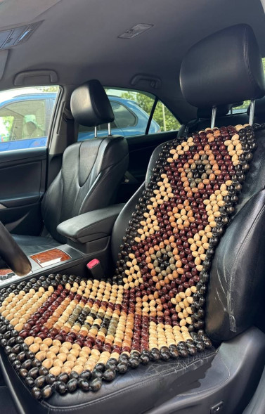 Массажер Дерево лакированный с рисунком (2шт)