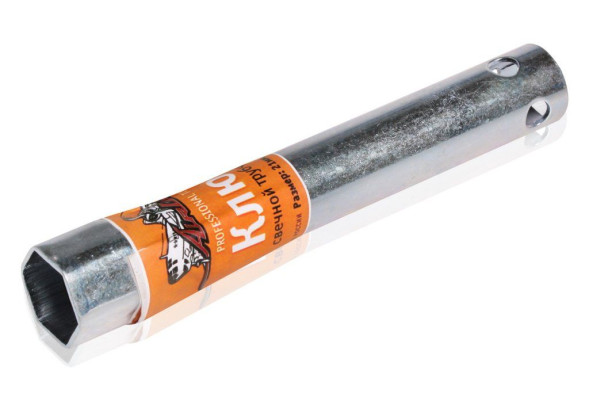 Ключ свечной трубчатый 21*160мм с резиновой вставкой (AK-S-05) AIRLINE