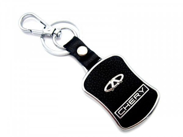 Брелок (черный) с надписью CHERY  (№25)
