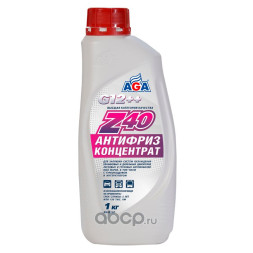 Антифриз Z40 красный (1кг) концентрат ANTIFREEZE AGA-Z40 AGA