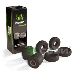 Втулки переднего амортизатора (орехи 2шт+бублики 4шт резин.) ВАЗ 2101-2107 СЭВИ-ЭКСТРИМ 1305 (26шт)