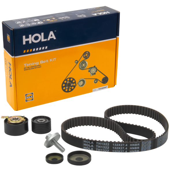 Комплект ремня ГРМ LADA Largus 1.6 16V (K4M); Logan I,II 1.6 (K4M) (ремень+2 ролика) HOLA TH1322ST