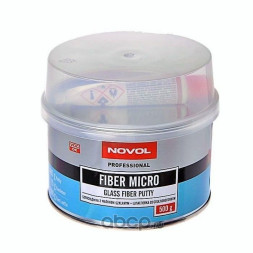 Шпатлевка со стеклом улучш. 0,5кг.FIBER MICRO Novol (18шт)