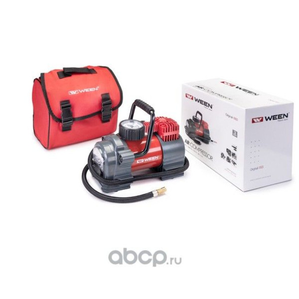 Компрессор, Original-0002, (160 W, 30L/MIN, 12 V, 7 атм./100 PSI) к-т перех-ков, сумка WEEN 172-0002