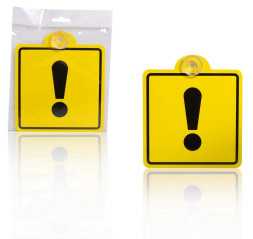 Знак &amp;quot;Начинающий водитель&amp;quot; ГОСТ, внутренний, на присоске (150*150 мм), в уп. 1шт. AZN06 AIRLINE