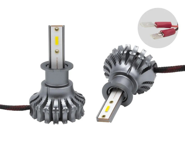 Лампа LED Н3 (2шт) 4000Lm GOLD 9-30V IP68 Маяк Z1/9-30/H3