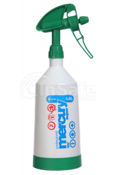 Опрыскиватель MERKURY PRO+ объем 1,0л.ручной зеленый Kwazar WTM.1431