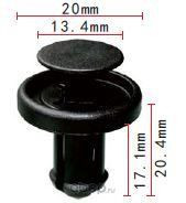 Toyota 7586706030 клипса бампера 10x17.1x20mm Autokrep 1114425 (10шт)