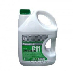 Антифриз зеленый SPUTNIK G11  3кг (6шт.)