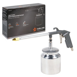 Пистолет моечный/мовильный ПМ6 металл. бачок байонет 850мл PRO (ATBU062) AIRLINE
