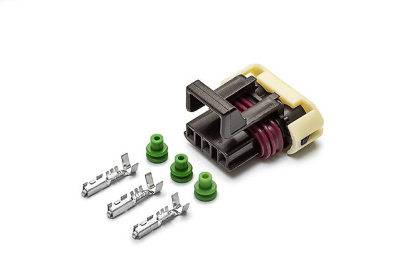 Колодка-разъем 3-х контактный к датч. полож. кузова, датч. коленвала GM, Foton (AX8173S) CARGEN