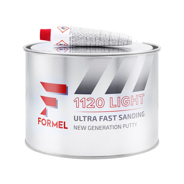 Шпатлевка 1120 полиэфирная универсальная сверхлегкая,1500 мл (3шт.) FORMEL