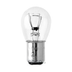 Лампа P21/4W 12V 21/4W BAZ15d смещ.цок.2-х конт уп-ка 10шт.МАЯК
