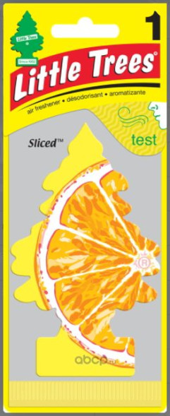 Ароматизатор LITTLE TREES елочка сухой Sliced