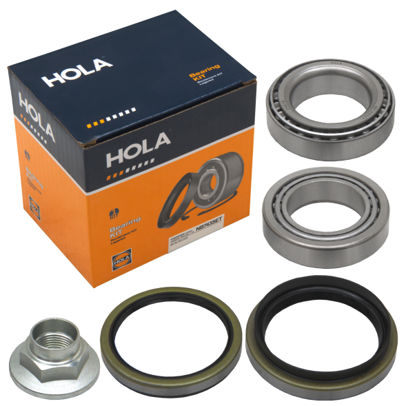 Подшипник ступицы перед. KIA Rio 2000-2010 (комплект) HOLA NB743SET