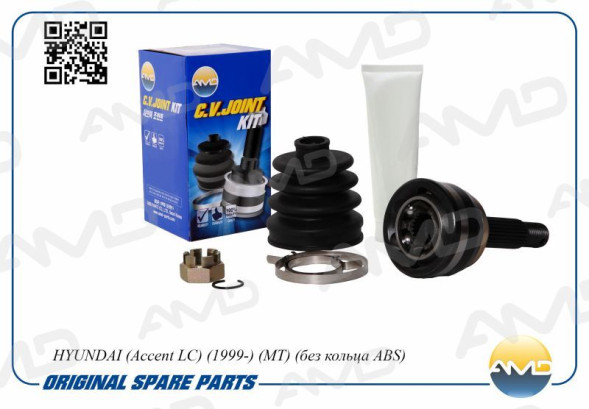 ШРУС наружный 49507-25A00/AMD.SH113 (T25/T22) HYUNDAI(Accent LC)(1999-)(MT) (без ABS)