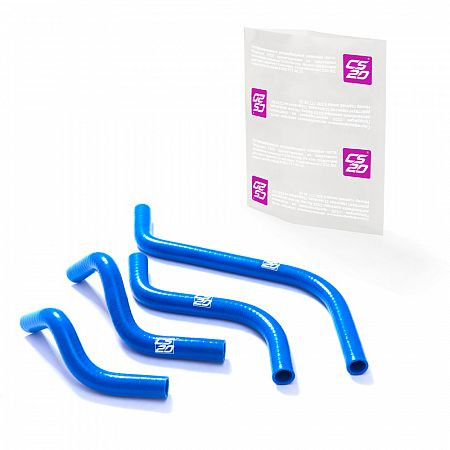 Патрубки отопителя ВАЗ-2108 силикон CS20 СИНИЙ к-т.4шт Profi