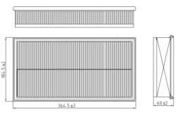Фильтр воздушный VAG Octavia(97-) 1.6i/1.8T/Golf IV(97-)/Bora(98-) 1.6i (TR371531) CARVILLE RACING