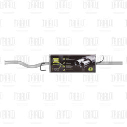 Глушитель осн. алюм.  ВАЗ 2112 Евро-3 (EMM 0111) TRIALLI